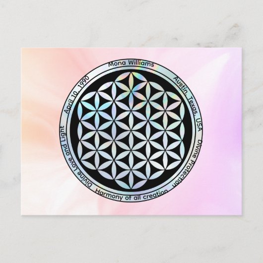 Personalized Creation Harmony  Briefkaart (Voorkant)