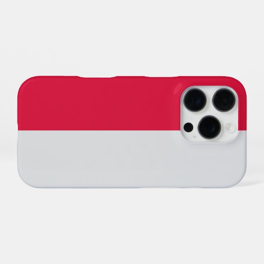 Personalized Crimson iPhone Case with Custom Hoesje (Achterkant horizontaal)