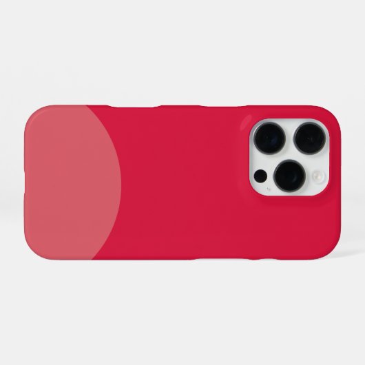 Personalized Crimson iPhone Case with Custom Hoesje (Achterkant horizontaal)