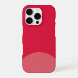 Personalized Crimson iPhone Case with Custom 16 Pro Hoesje