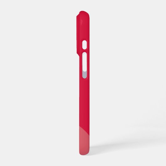 Personalized Crimson iPhone Case with Custom Hoesje (Linkerkant)