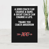 Personalized Cross Country Coach From Team XC Kaart (Voorkant)