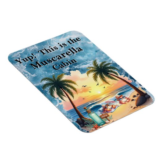 Personalized Cruise Cabin Door Magneet (Rechterzijde)