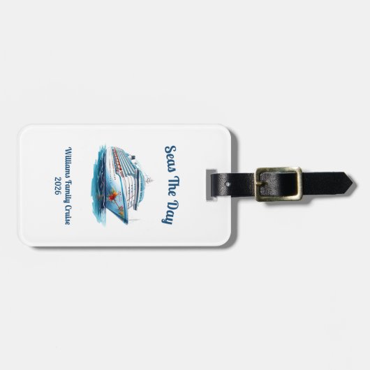 Personalized Cruise Door Marker Bagagelabel (Voorkant horizontaal)