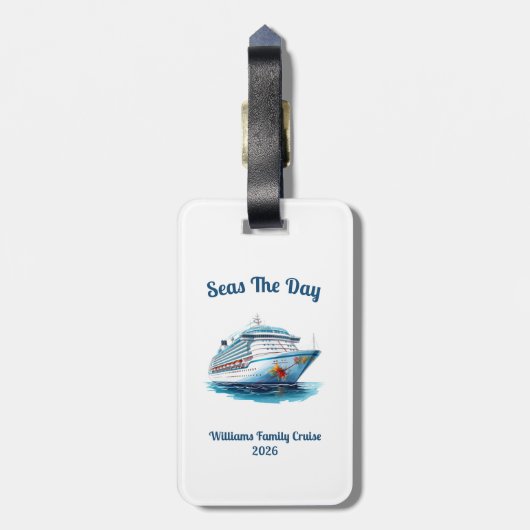 Personalized Cruise Door Marker Bagagelabel (Achterkant verticaal)