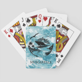 Personalized Cruise Ship Pokerkaarten