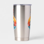 Personalized Cruise Ship Sunset Vacation  Geïsoleerde Drinkbeker (Links)