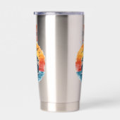 Personalized Cruise Ship Sunset Vacation  Geïsoleerde Drinkbeker (Rechts)