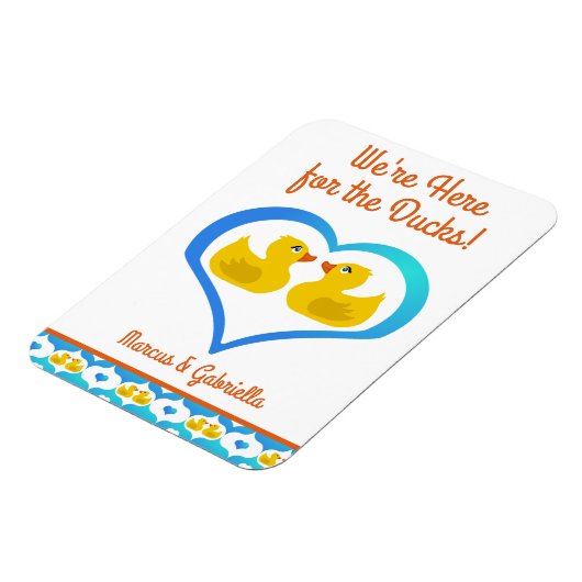 Personalized Cruising Ducks Cabin Door Magnet Magneet (Linkerzijde)