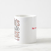 Personalized Cupid's Favorite Nurse Mug Koffiemok (Center)