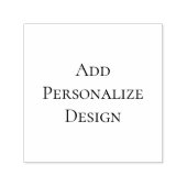 Personalized Custom 1.5" x 1.5 Zelfinktende Stempel (Design)