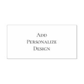 Personalized Custom 1.5" x 3" Rubberstempel (Afrduk)