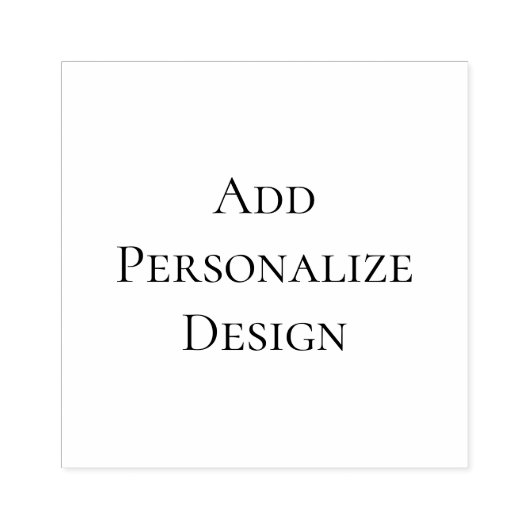 Personalized Custom 2.5" x 2.5" Rubberstempel (Afrduk)