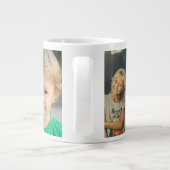 Personalized Custom 2 Photo Double Sided Grote Koffiekop (Achterkant)