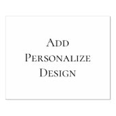 Personalized Custom 4.0" x 5.0" Rubberstempel (Afrduk)