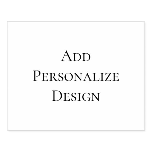 Personalized Custom 4.0" x 5.0" Rubberstempel (Afrduk)