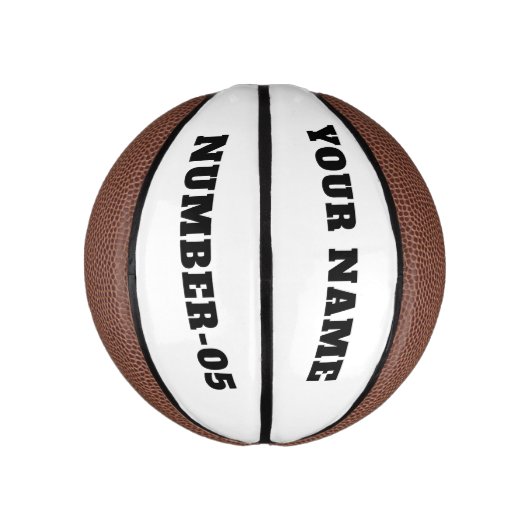 Personalized Custom Basketball –Your Text Here Basketbal (Verticaal)