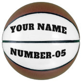 Personalized Custom Basketball – Your Text Here Basketbal (Voorkant)
