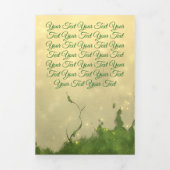 Personalized Custom Brochures Forest Drieluik Kaart (Cover)