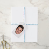 Personalized Custom Face Cadeaulabel (Met Touw)