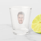 Personalized Custom Face Dad Family Shot Glas (Achterkant)
