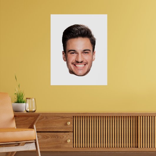 Personalized Custom Face Dad Poster (Woonkamer 2)