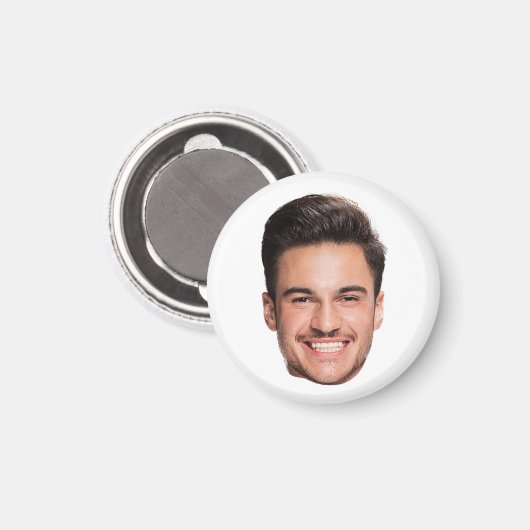 Personalized Custom Face Magneet (Voorkant / Achterkant)
