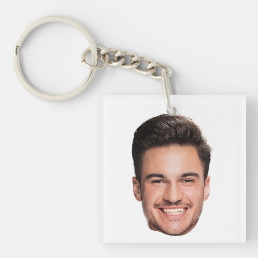Personalized Custom Face Sleutelhanger (voorkant)