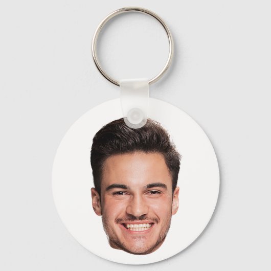 Personalized Custom Face Sleutelhanger (Voorkant)
