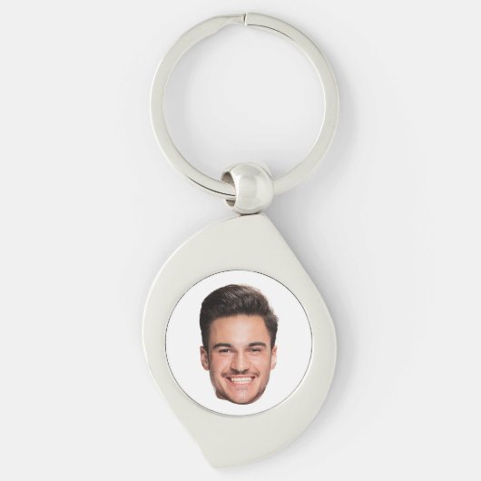 Personalized Custom Face Sleutelhanger (Voorkant)