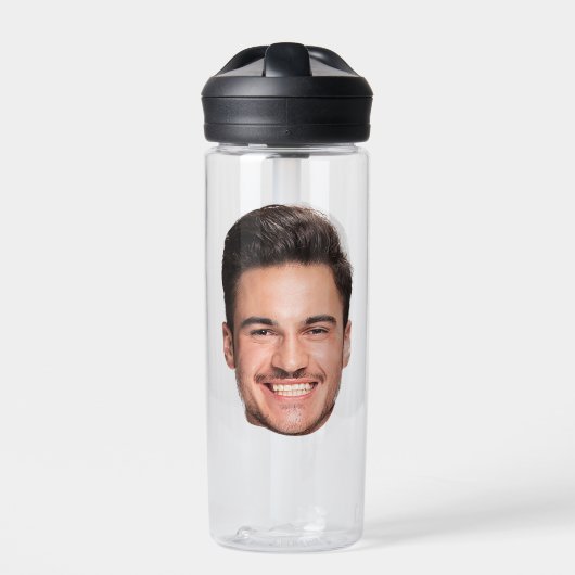 Personalized Custom Face Waterfles (Voorkant)