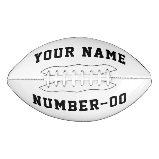 Personalized Custom Football –Add Your Text Here (Voorkant)