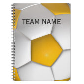 Personalized Custom Football Notitieboek (Voorkant)