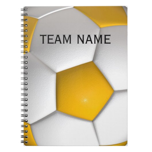 Personalized Custom Football Notitieboek (Voorkant)