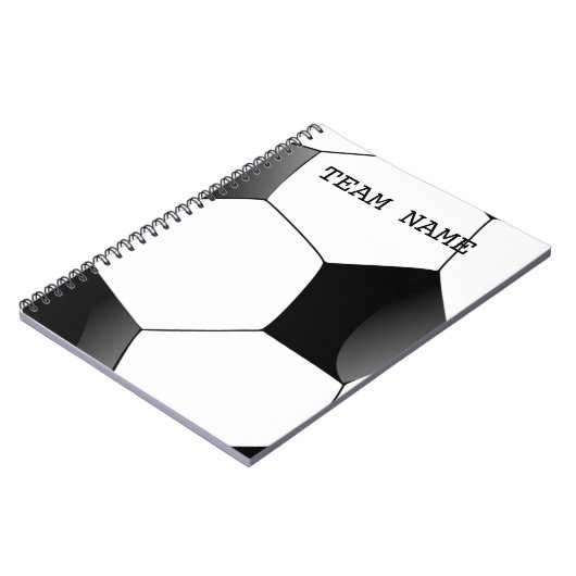 Personalized Custom Football Notitieboek (Linkerzijde)
