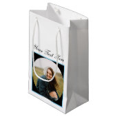 Personalized Custom Gift Bag for Celebrations Klein Cadeauzakje (Voorkant Gekanteld)