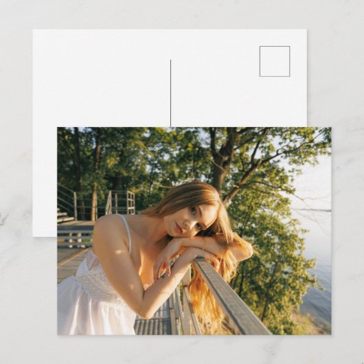 Personalized Custom Image Postcard for Unique Mess Briefkaart (Voorkant / Achterkant)