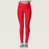 Personalized Custom Leggings for Women (Voorkant)