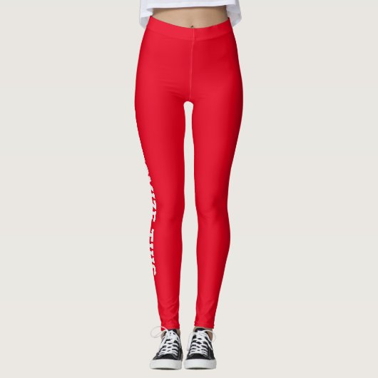 Personalized Custom Leggings for Women (Voorkant)