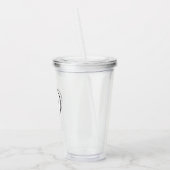 Personalized Custom Logo with Straw No Minimum Acryl Drinkbeker (Links)