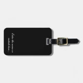 Personalized Custom Luggage Tag Bagagelabel (Voorkant horizontaal)
