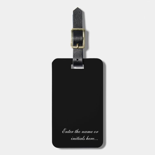 Personalized Custom Luggage Tag Bagagelabel (Voorkant verticaal)