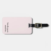  Personalized Custom Luggage Tag Bagagelabel (Voorkant horizontaal)