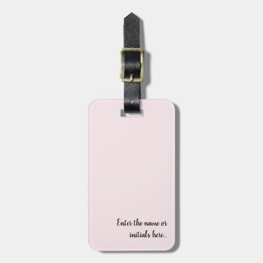  Personalized Custom Luggage Tag Bagagelabel (Voorkant verticaal)
