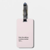  Personalized Custom Luggage Tag Bagagelabel (Achterkant verticaal)