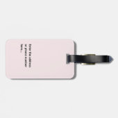  Personalized Custom Luggage Tag Bagagelabel (Achterkant horizontaal)