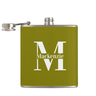 Personalized Custom Made Monogrammed Green Heupfles