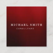 Personalized Custom Minimalist Modern QR Code Logo Vierkante Visitekaartje (Voorkant)