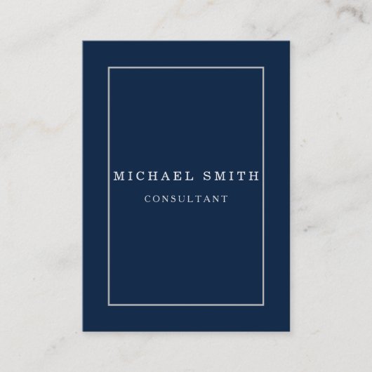 Personalized Custom Minimalist Modern QR Code Logo Visitekaartje (Voorkant)