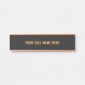 Personalized Custom Name Door Sign Example Deurbordje (Voorkant)